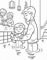 Baptism Lds Mormon Ldscdn Sins Childrens Billedresultat Pronunciation Christ sketch template