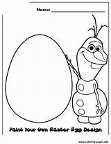 Easter Coloring Egg Colouring Olaf Pages Paint Frozen Movie Printable Paw Patrol Kids Book Choose Board sketch template