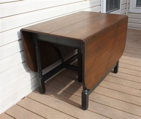 mid century drop leaf table