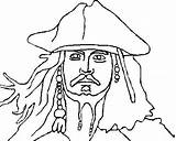 Sparrow Captain Pirates Pirate sketch template