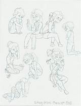 Poses Blasting Reference Interest Chibis Fireballs sketch template