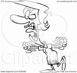 Businesswoman Screaming Stomping Furious Toonaday Outline Illustration Cartoon Royalty Rf Clip Ron Leishman 2021 sketch template