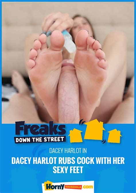 Dacey Harlot Rubs Cock With Her Sexy Feet 2019 Horny Household