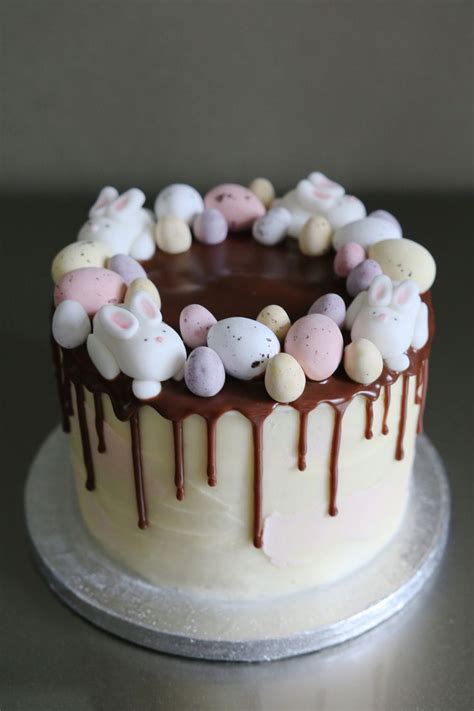 easter bunny drip cake afternoon crumbs cakes easter bunny cake holiday cakes drip cakes