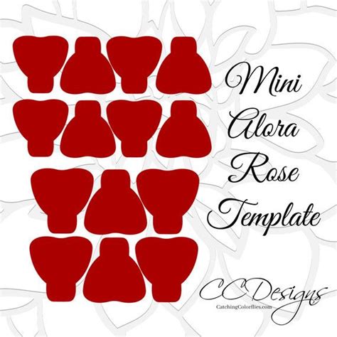 paper rose template small paper flower rose template step  paper