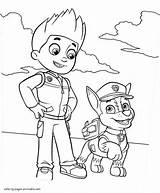 Paw Patrol Coloring Chase Pages Ryder Pdf Printable Drawing Print Cartoon Sketch Characters Other Marshall Look Paintingvalley Getdrawings Template sketch template