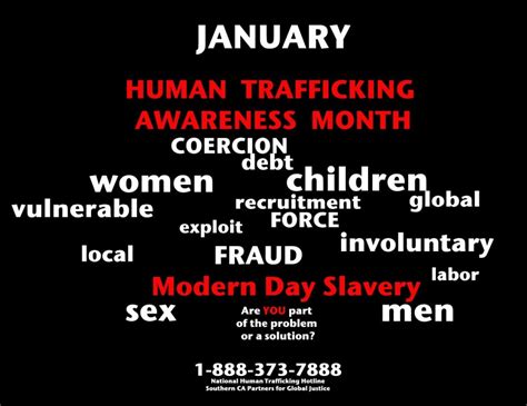 Acrath National Slavery And Human Trafficking Prevention Month Acrath