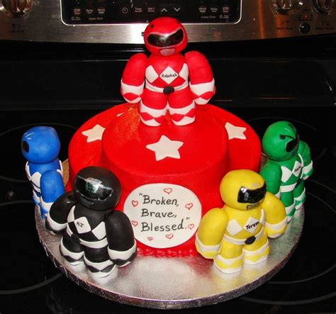 power rangers birthday cake cakecentralcom