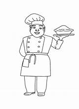 Pages Chef Coloring Colouring Kids Printable Chefs Worksheets Children Sheets Professions Printables Jobs Print Related Index Worksheet Profession Visit Google sketch template