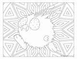 Coloring Venonat Pokemon Windingpathsart sketch template