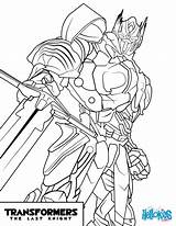 Transformers Optimus Prime Coloring Pages Printable Movie Dessin Coloriage Hellokids sketch template
