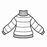 Sweater Outline Warm Azuzl sketch template