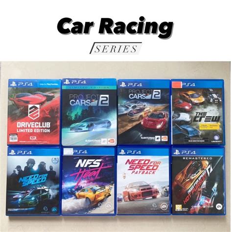 ps games  original car racing series   speed project cars  crew gt sports
