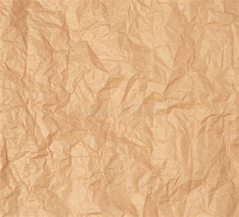 crumpled brown sheet  parchment paper stock image image