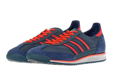 adidas sl  legacy blue solar red fv release date info sneakerfiles