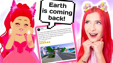 Earth Is Coming Back And New Royale University Roblox