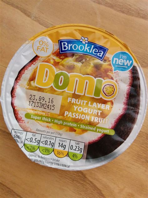 excited eater aldi domio yoghurt review passionfruit