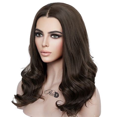 synthetic hair wig powder room