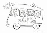 Coloring Pages School Bus Magic Cartoons Kids Print Coloringtop sketch template