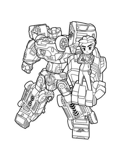 tobot coloring pages