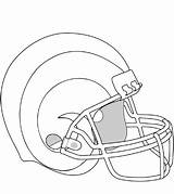 Coloring Rams Helmet Angeles Los Pages Printable Nfl Bowl Super Categories sketch template
