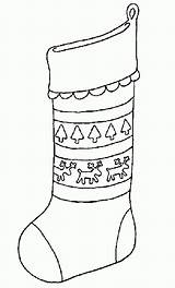 Christmas Stocking Coloring Pages Printable Kids Book Drawing Clipart Pattern Fun Patterns Kerstmis Comments Library sketch template