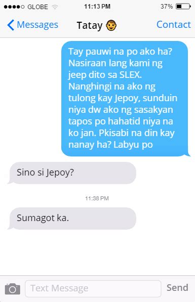 filipino dad text message filipino funny relatable jokes