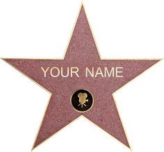 blank hollywood star template google search hollywood party