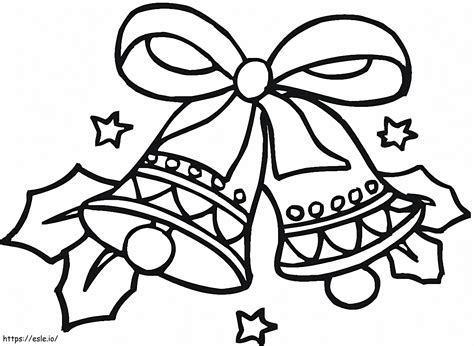 christmas bells  coloring page