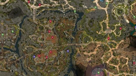 baldurs gate  interactive map  locations  act