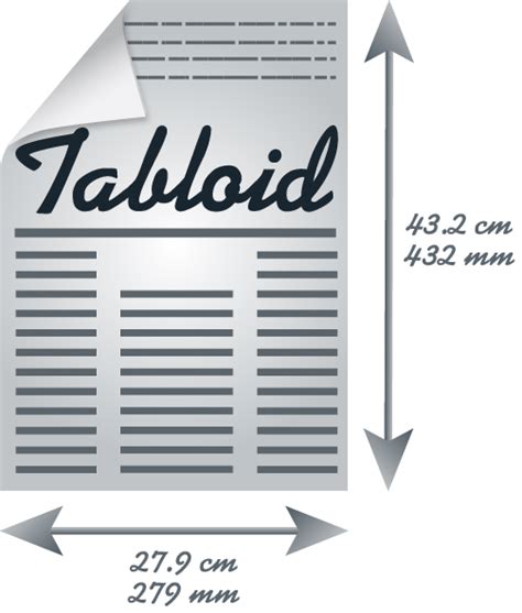 tabloid paper size  informations  size  tabloid sheet  paper