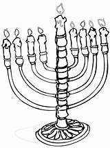 Coloring Hanukkah Coloringkids Candles Pages Kids Drawing sketch template