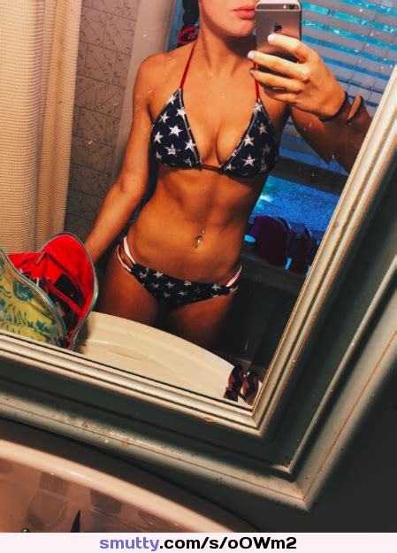 selfie bikini fitandsexy navelpiercing smallfirmbreasts