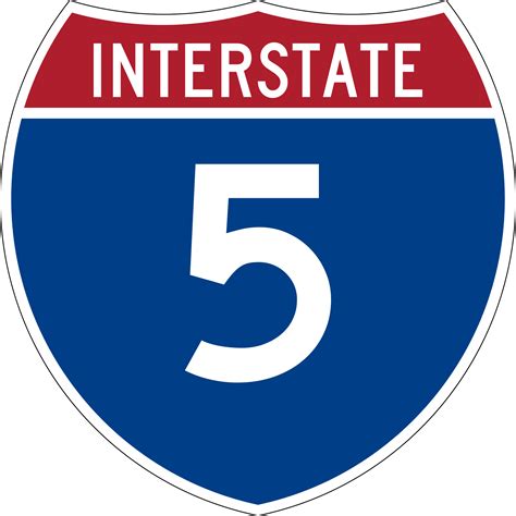 interstate road sign clipart