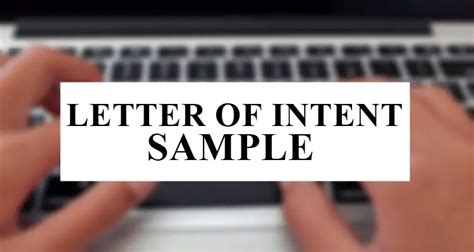 letter  intent sample
