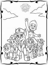 Paw Patrol Coloring Pages Colouring Characters Numbers Print Template sketch template
