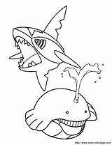 Coloriage Wailmer Sharpedo Ausmalbilder Avancee Imprimir Coloriages Colorier Imprimer покемоны раскраски Vaporeon Kleurplaten Paginas Vibrava покемонов Animaatjes Bacheca Scegli sketch template