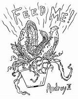 Coloring Pages Little Shop Horrors Horror Venus Fly Trap Adult Printable Colouring Book Sheets Print Contest Colored Getcolorings Drawing Fantasy sketch template