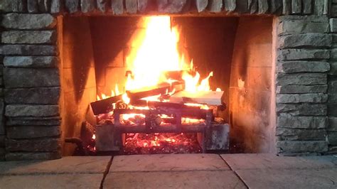 crackling fireplace glowing embers poping  youtube