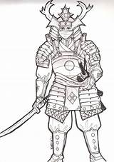 Samurai Credit sketch template