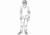 Greyson Chance Coloring sketch template