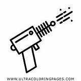 Colorear Pistola Espacial Ultracoloringpages Invaders Assault Asd3 sketch template