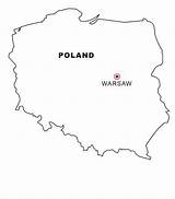 Polonia Bandera Escudo Cartine Nazioni Dibujo Sketchite Colorearrr Mapas Pegar Recortar Stampa sketch template