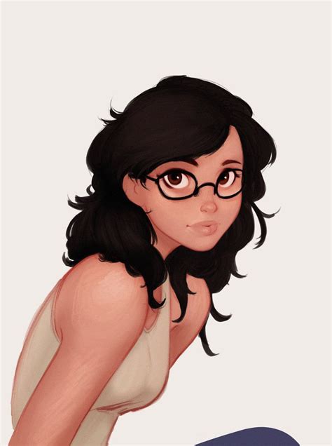 Aesthetic Cartoon Characters With Black Hair Girl Hair Style Lookbook