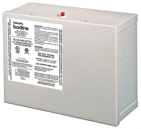 bodine emergency lighting inverter  ac input voltage  ac