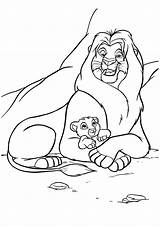 Lion King Coloring Pages Book Pride Color Kiara Simba Rock Disney Kids Print Baby Fluffy Drawings Template sketch template