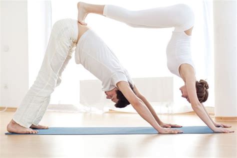 Partner Yoga Better Control And Movement Women Fitness