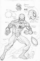 Spider Man Costume Superior Spiderman Suit Drawing Sketch Marvel Designs Draw Plans Making Superhero Lenses Heres Reference Some Redesign sketch template