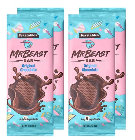 buy feastables mrbeast chocolate bars   ingredients original