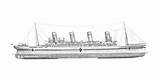 Britannic Colouring Titanic Hmhs Zum sketch template